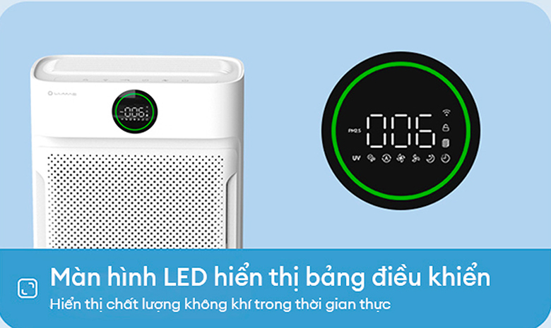 Máy lọc không khí Lumias Bulma điều khiển cảm ứng