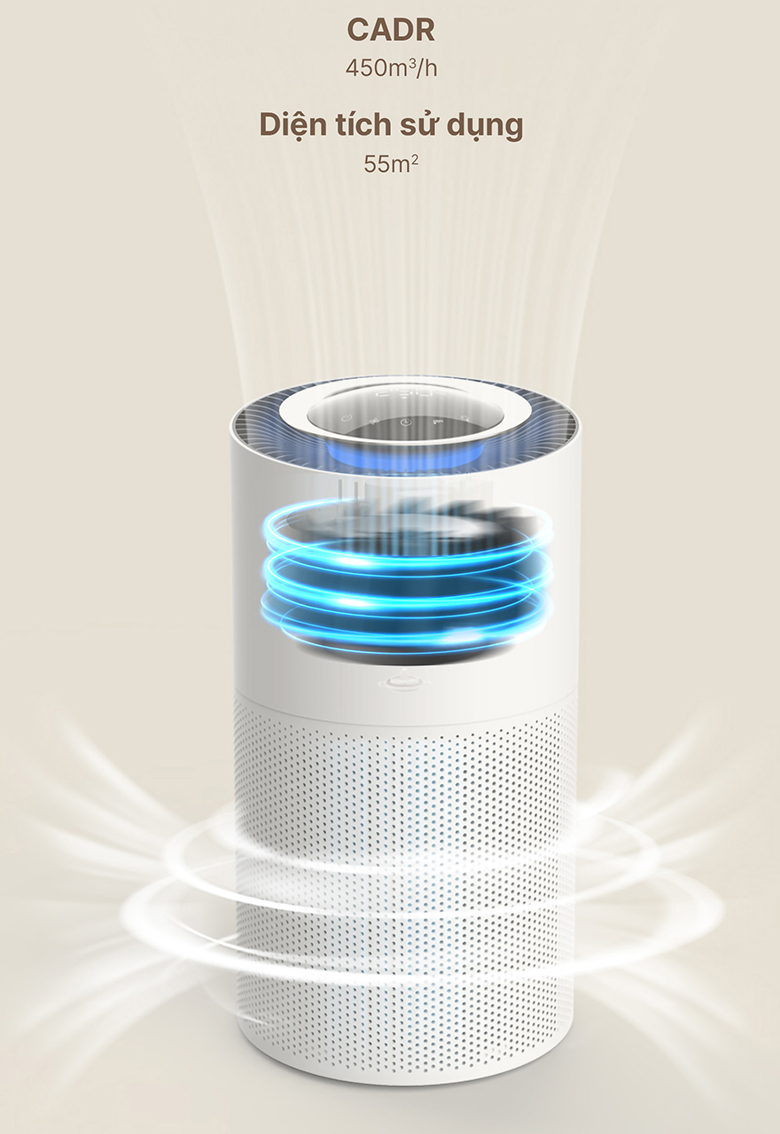 Máy lọc không khí Lumias Bulma Pro công suất mạnh