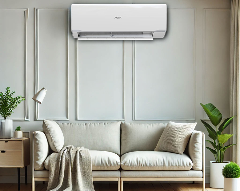 Thiết kế sang trọng - Điều hòa Aqua 1 chiều Inverter 9000 BTU AQA-RUV10TA