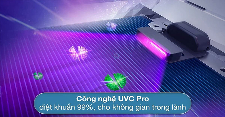 Công nghệ diệt khuẩn - Điều hòa Aqua 1 chiều Inverter 9000 BTU AQA-RUV10TA
