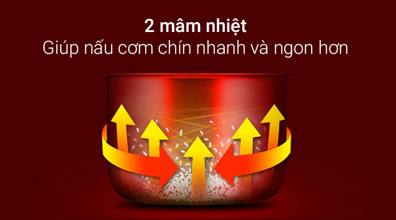 Công nghệ -Nồi cơm điện cơ 1.8L Cuckoo CR-1055