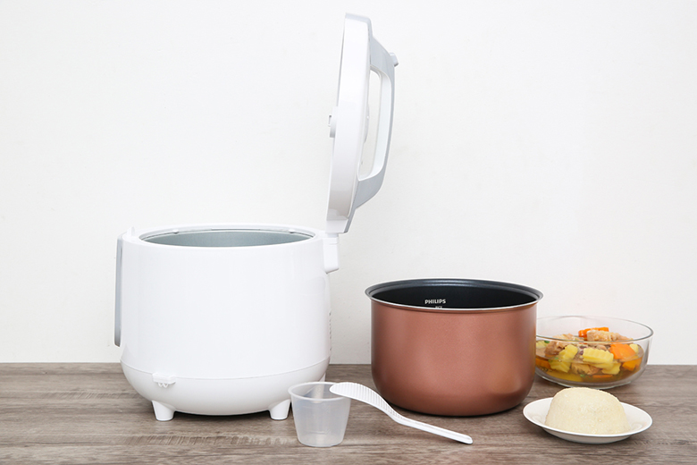 Vệ sinh dễ dàng-Nồi cơm điện Philips 1.8 lít HD3115