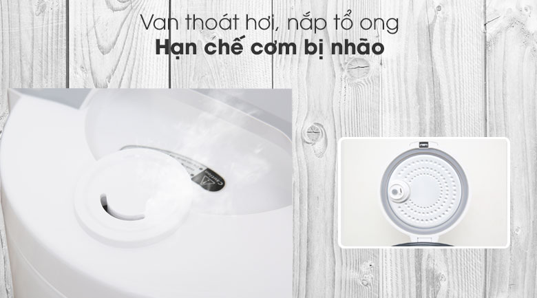 Van thoát hơi-Nồi cơm điện Philips 1.8 lít HD3115