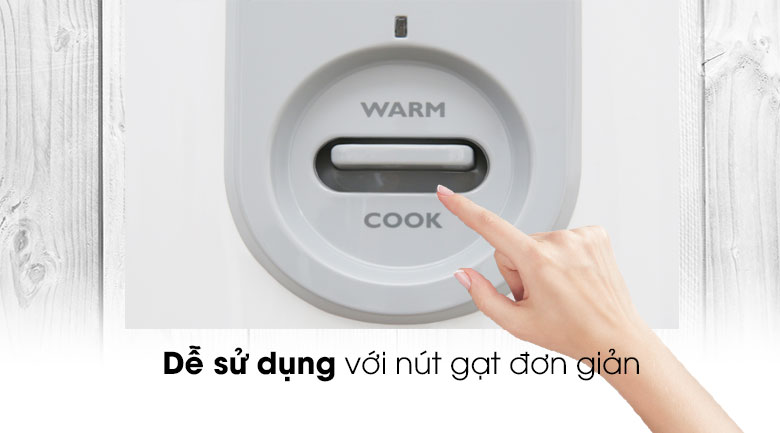 Bảng điều khiển-Nồi cơm điện Philips 1.8 lít HD3115