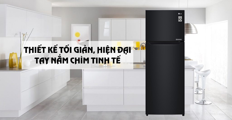 Tủ lạnh LG Inverter 209 lít GN-B222WB - thiết kế hiện đại