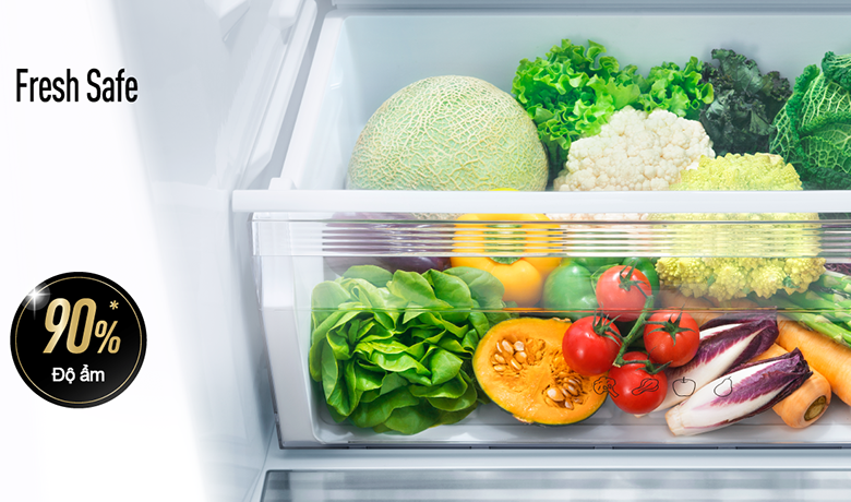 Tủ lạnh Panasonic Inverter 410 lít NR-BX460XKVN ngăn rau quả giữ ẩm