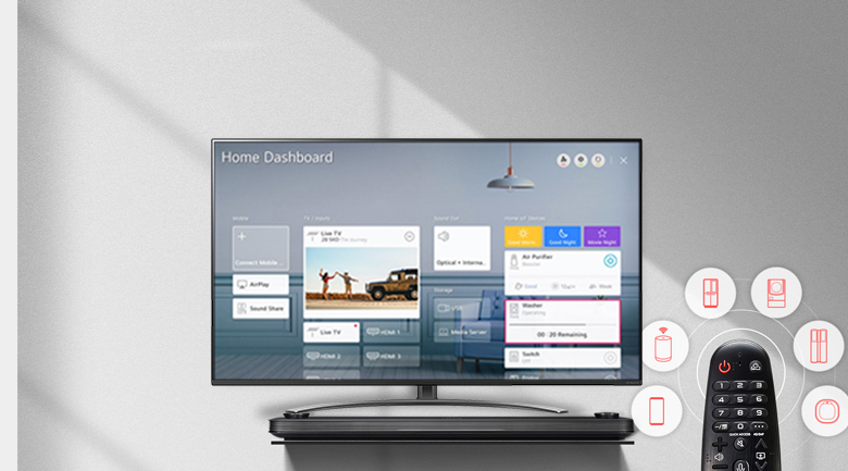 Điều khiển tivi bằng giọng nói trên Smart Tivi NanoCell LG 49NANO81TNA 4K 49 inch