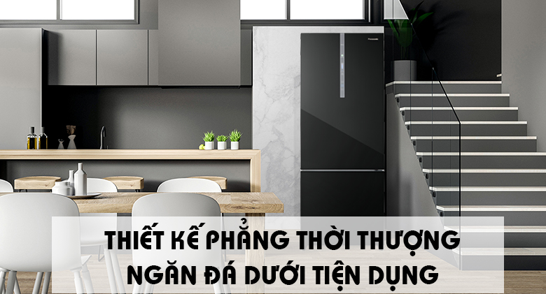 Tủ lạnh Panasonic Inverter 410 lít NR-BX460GKVN - thiết kế phẳng thời thượng