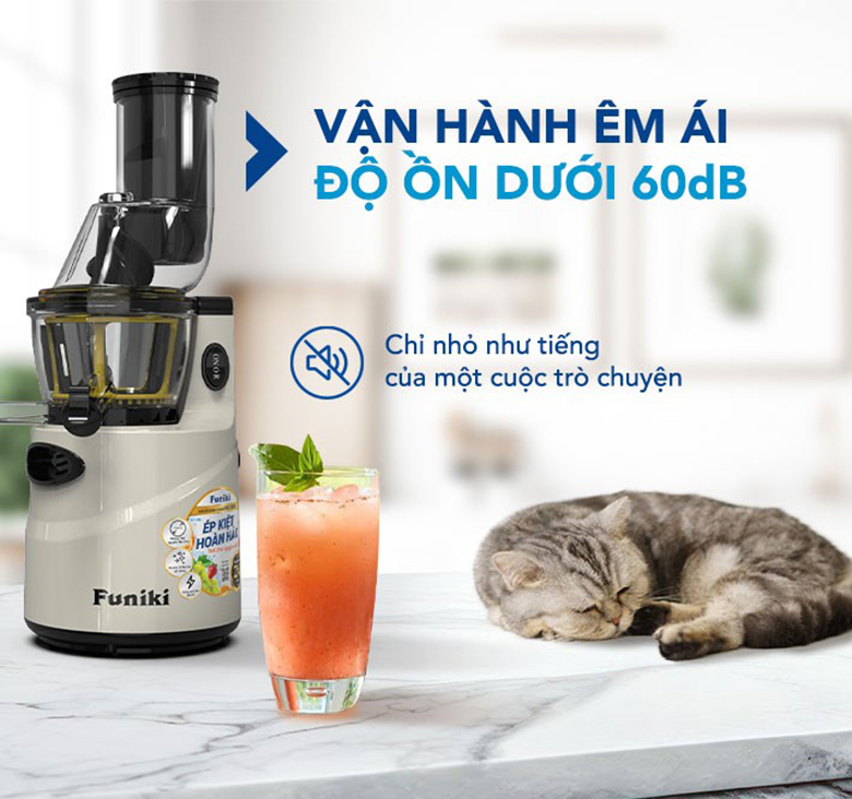 Máy ép chậm Funiki HSC2685 - Vận hành êm ái, không gây ồn