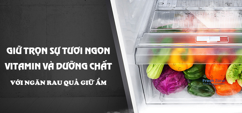 Tủ lạnh LG Inverter 187 lít GN-L205WB - ngăn rau quả giữ ẩm