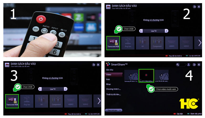 hướng dẫn sử dụng điều khiến tivi LG nút input