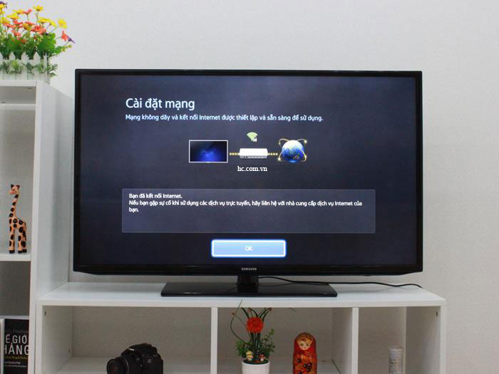 Cách sử dụng tivi Samsung internet kết nối mạng cơ bản bước 5