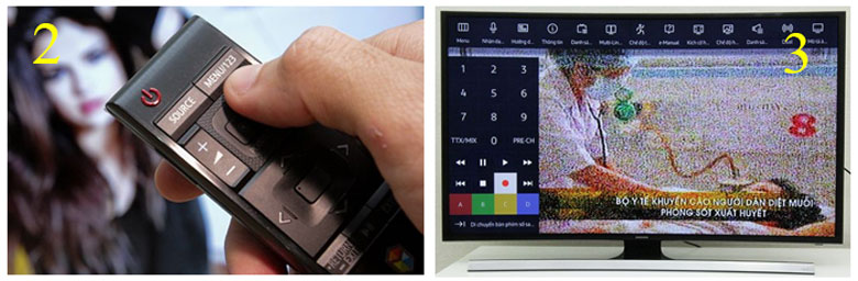 Cách ghi lại chương trình truyền hình trên tivi Samsung internet 2