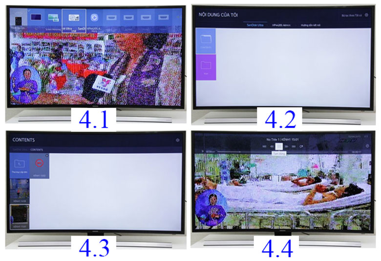 Cách ghi lại chương trình truyền hình trên tivi Samsung internet 4