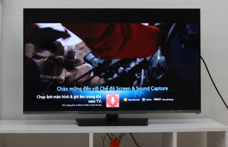 Cách chụp màn hình tivi Samsung internet bước 2