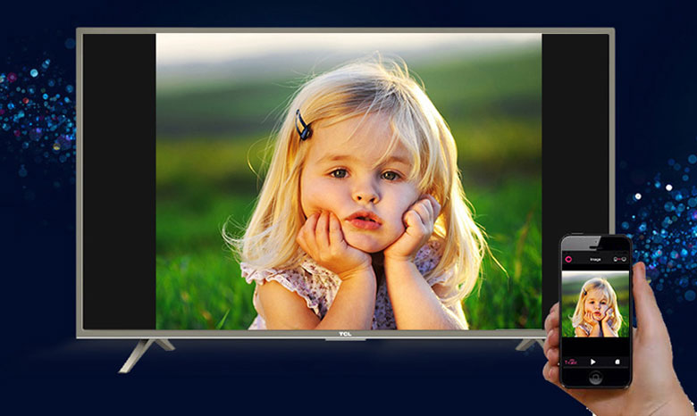 kết nối iphone với tivi tcl
