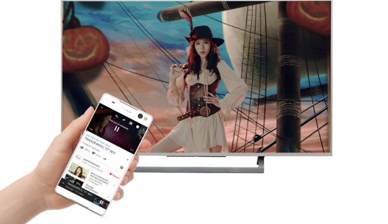 kết nối điện thoại với tivi qua youtube hoàn thành