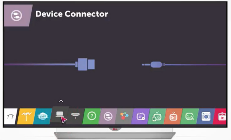kết nối laptop với Tivi LG - biểu tượng laptop