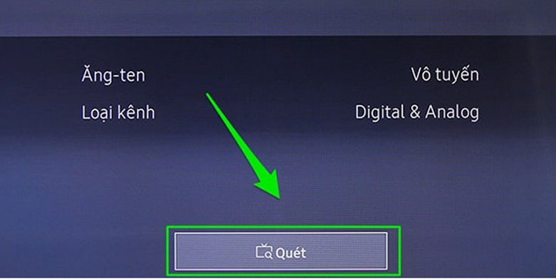 cách dò kênh tivi Samsung 2018 2019 hoàn thành