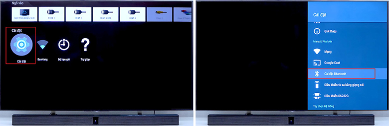 kết nối điện thoại với tivi qua bluetooth - tivi sony