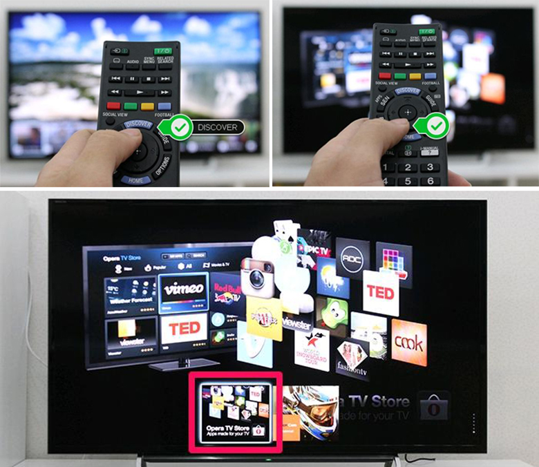 cách tải ứng dụng trên tivi Sony - internet tivi sony cách 2