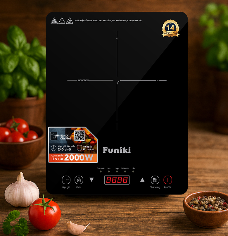 Bếp từ đơn Funiki HSD8138 nhỏ gọn