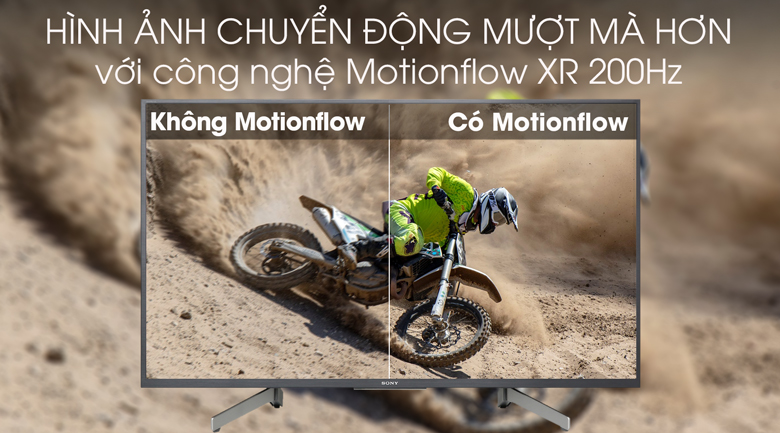 tivi Sony 49X8000G công nghệ Motionflow™ XR