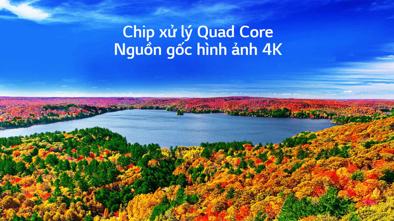 tivi LG 55UM7300PTA Chip xử lý Quad Core