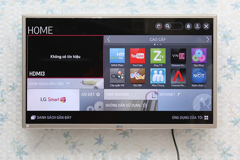 Hoàn thành việc lắp đặt tivi và sử dụng