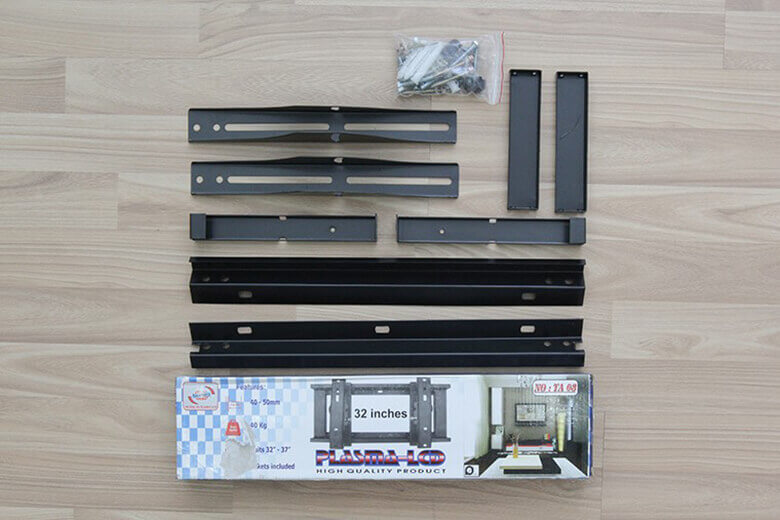 Bộ phụ kiện lắp đặt giá treo tivi xoay