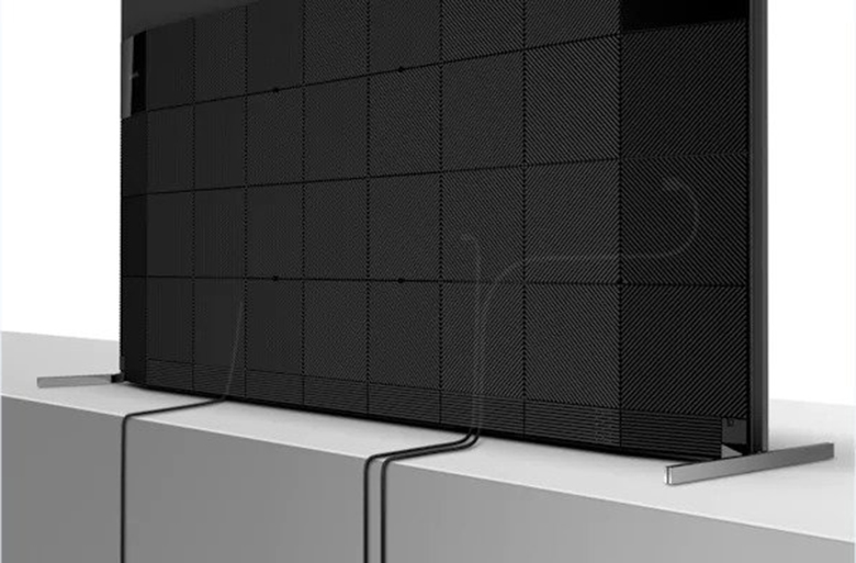 nên mua tivi Sony hay LG - sony thiết kế giấu cáp