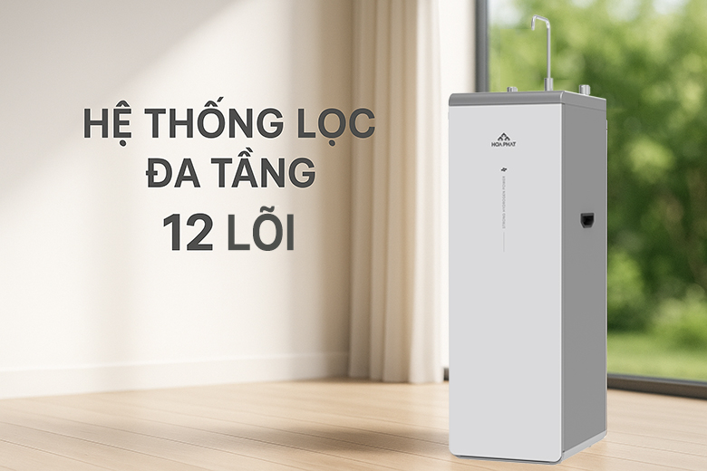Máy lọc nước Hòa Phát HPA855 12 lõi
