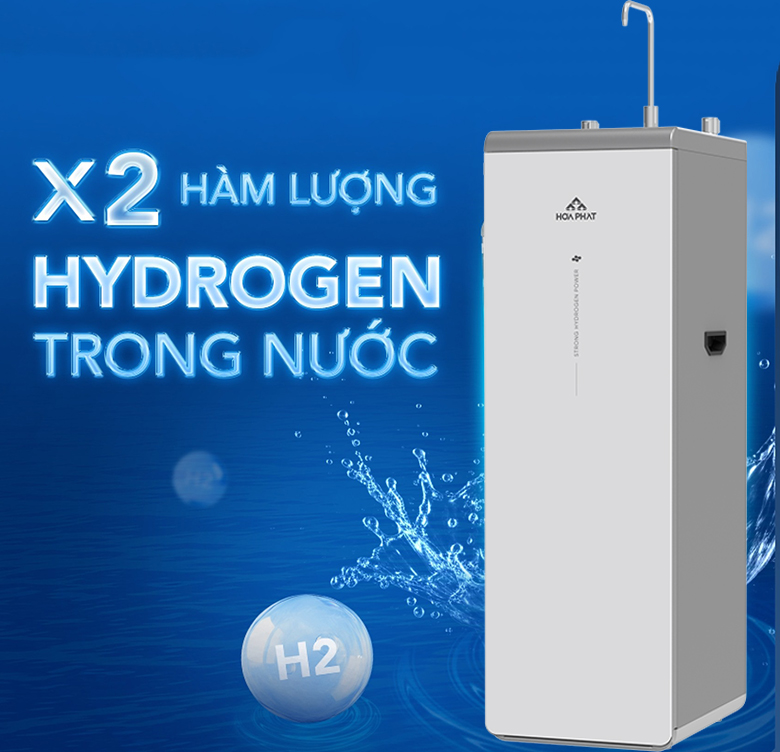 Máy lọc nước  RO Hòa Phát HPA855 gấp đôi Hydrogen Ion Kiềm
