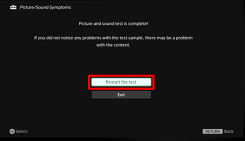 tự chẩn đoán nguyên nhân màn hình tivi Sony bị sọc bước 3