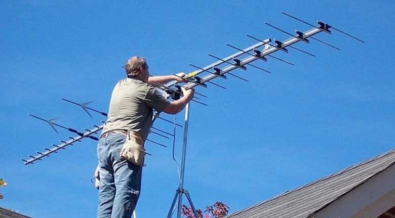 chỉnh anten khắc phục màn hình tivi Sony bị sọc