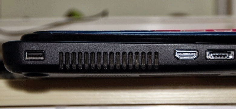 Cách bật quạt tản nhiệt laptop - Cảm nhận gió/nhiệt bên hông máy