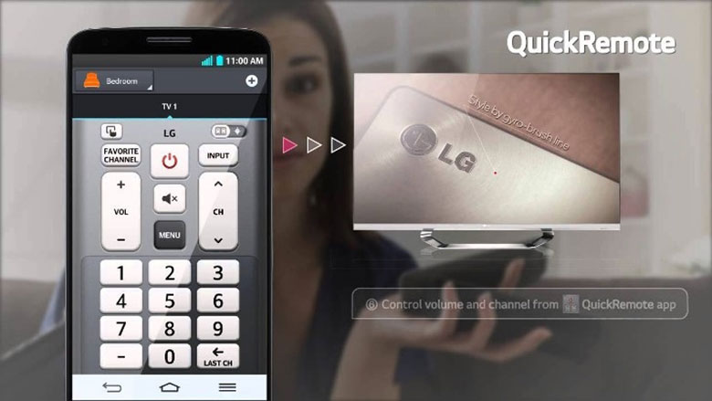  Kết nối TV LG với điện thoại qua công hồng ngoại