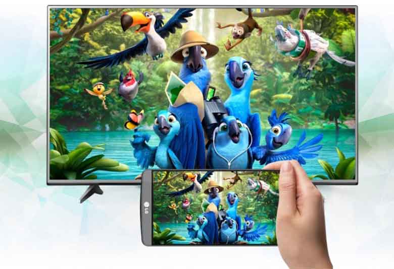Kết nối TV LG với điện thoại thông qua WiDi