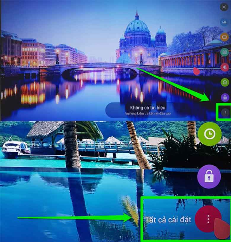 Thực hiện bước 2 cách dò kênh tivi LG trên hệ diều hành WebOS