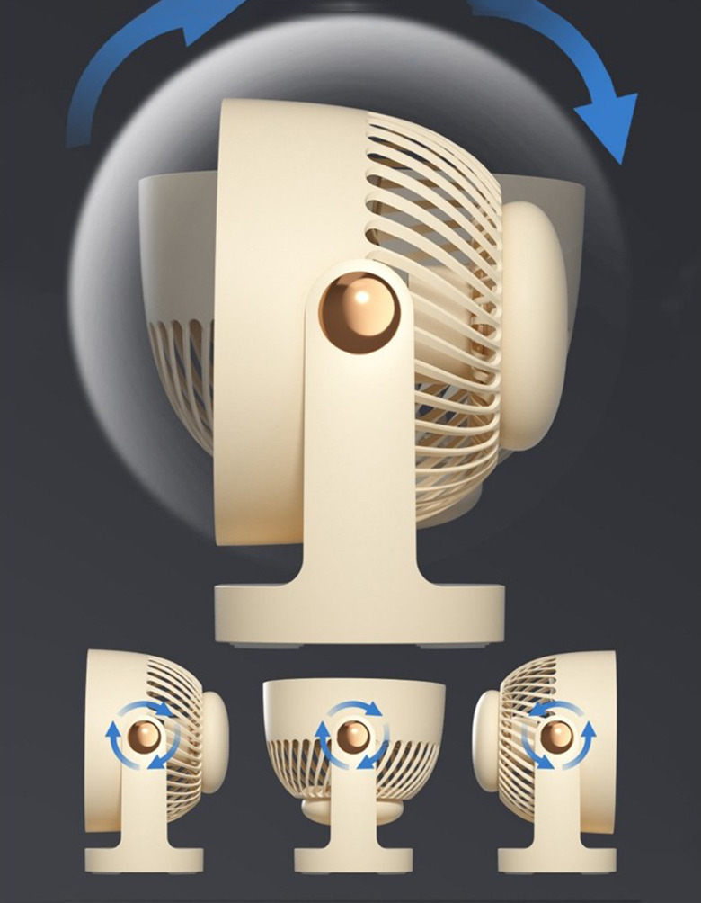 Quạt sạc mini Magic A-005 điều chỉnh 360 độ