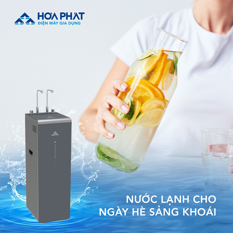 Máy lọc nước Hydrogen Ion Kiềm RO Hòa Phát HPA886 4 chế độ nước