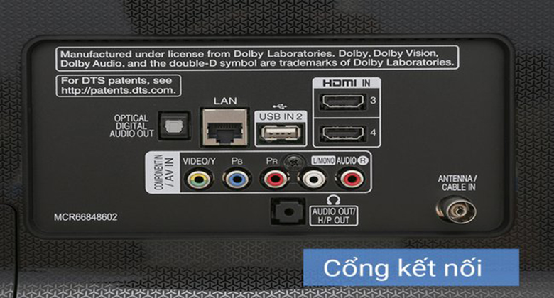 Kết nối tivi với internet bằng mạng LAN bước 2