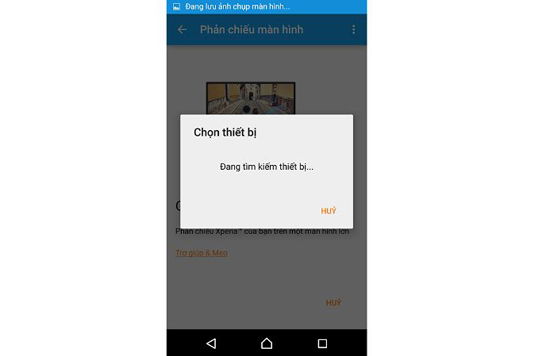 Cách kết nối tivi Sony với điện thoại qua Screen Mirroring bước 4