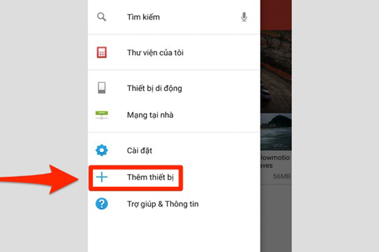 Kết nối điện thoại với tivi Sony qua ứng dụng Sony Video & TV SideView bước 3