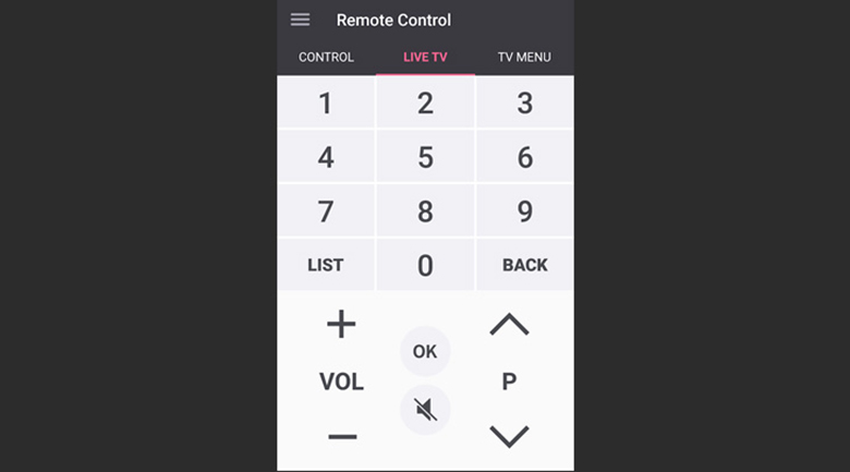 Điều khiển tivi bằng ứng dụng LG TV Plus