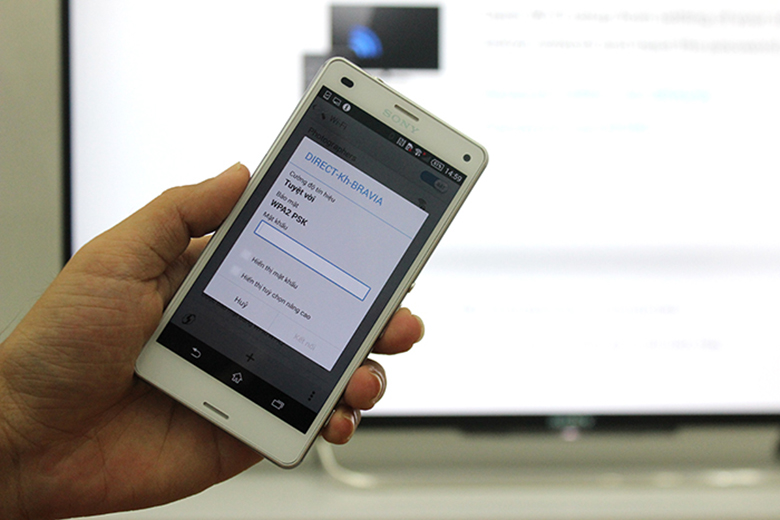 Kết nối tivi Sony với điện thoại qua tính năng Photo Share bước 2