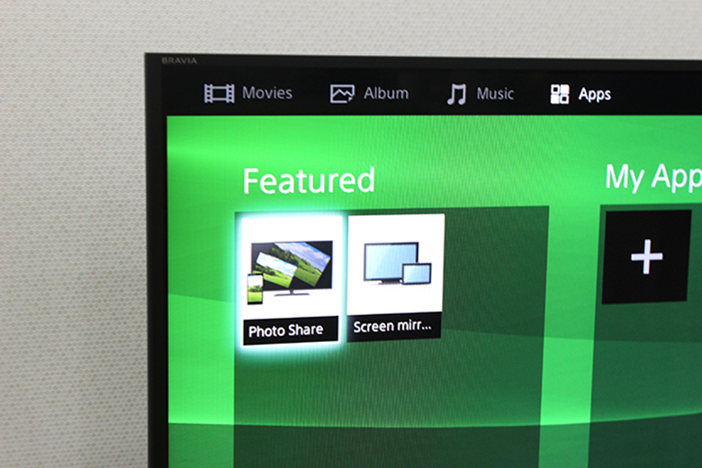 Kết nối tivi Sony với điện thoại qua tính năng Photo Share bước 1