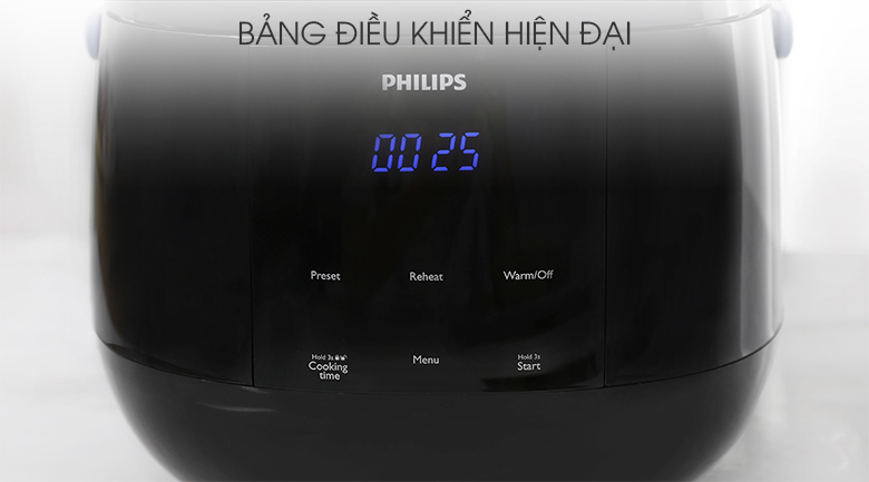 Bảng điều khiển-Nồi cơm điện tử Philips 0.7L HD3060