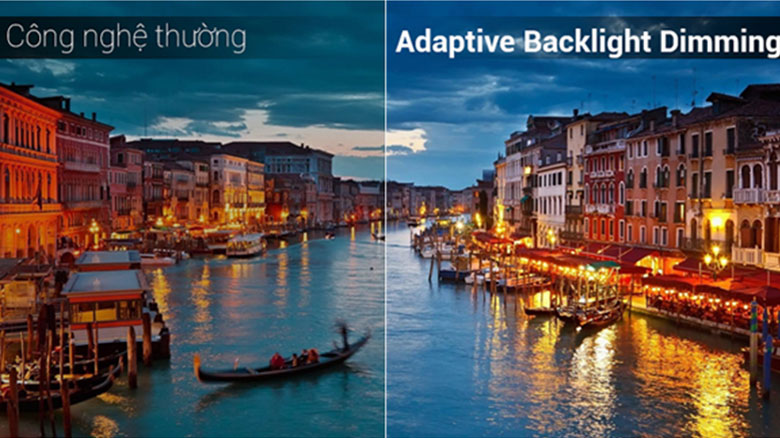 Tivi Panasonic 43GX650V với công nghệ đèn nền Adaptive Backlight Dimming