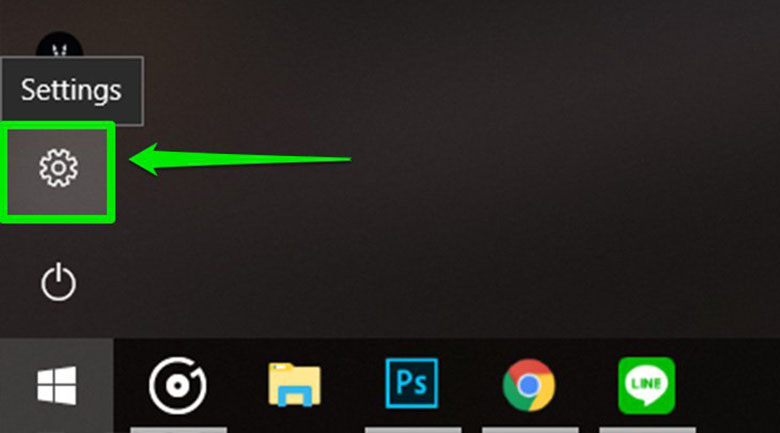 Chọn cài đặt kết nối laptop với tivi Sony qua wifi